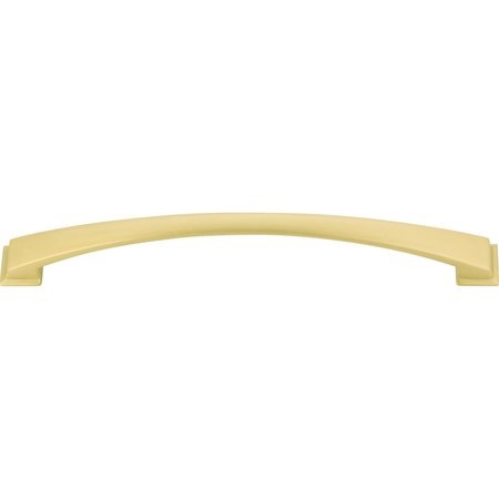 Jeffrey Alexander 224 mm Center-to-Center Brushed Gold Arched Roman Cabinet Pull 944-224BG